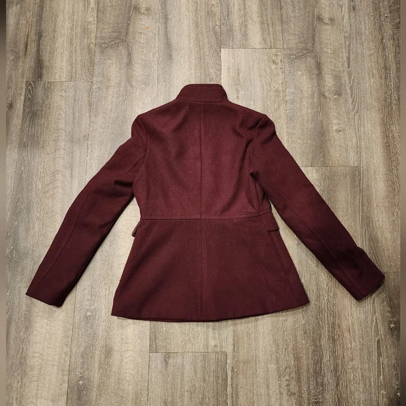 Old Navy Burgundy Peacoat - Picture 5 of 5